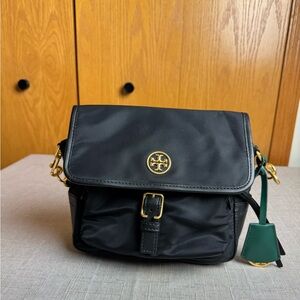 Tory Burch Nylon Shoulder Bag - Black